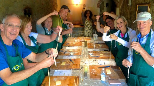 Having a cooking class in Cortona, the setting for "Under the Tuscan Sun" 